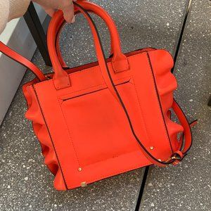 Zara red bag